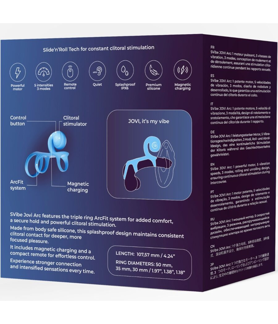 SNAIL VIBE - JOVI ARC COUPLE RING TELECOMANDO BLU