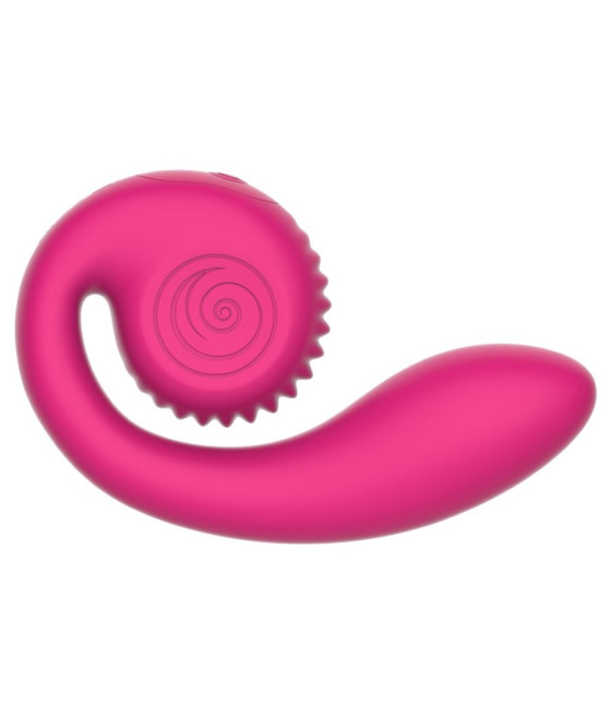 SNAIL VIBE - VIBRATORE ROSA GIZI LITE DOPPIO PUNTO G E CLITORIDEO