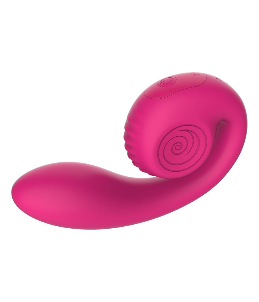SNAIL VIBE - VIBRATORE ROSA GIZI LITE DOPPIO PUNTO G E CLITORIDEO