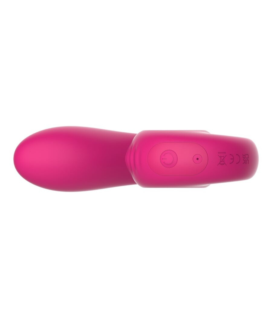 SNAIL VIBE - GIZI LITE VIBRADOR DUAL PUNTO G Y CLÍTORIS ROSA