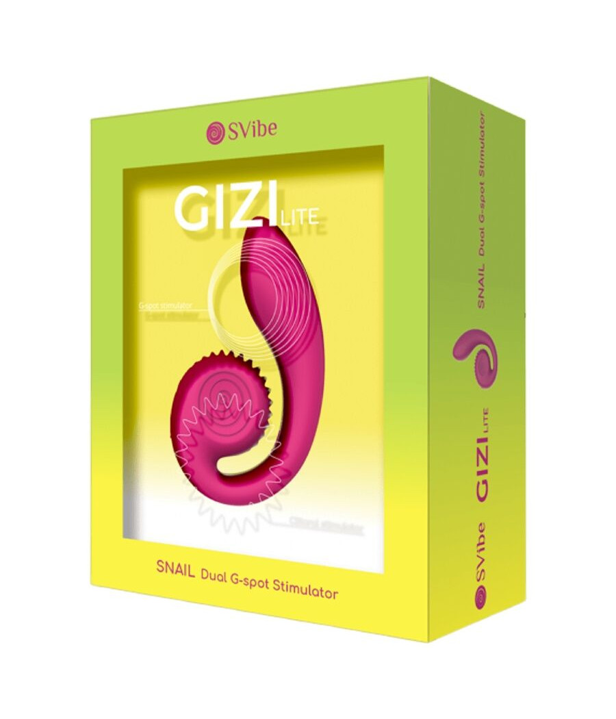 SNAIL VIBE - GIZI LITE VIBRATEUR ROSE DOUBLE POINT G ET CLITORIAL