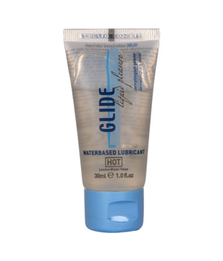 HOT - GLIDE LIQUID PLEASURE LUBRICANTE BASE AGUA 30 ML