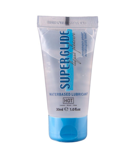 CHAUD - SUPERGLIDE LIQUID PLEASURE LUBRIFIANT À BASE D'EAU 30 ML
