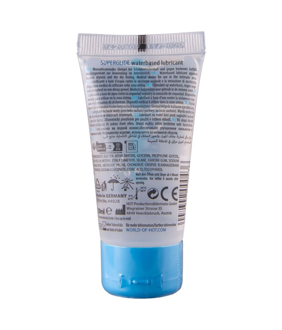 CHAUD - SUPERGLIDE LIQUID PLEASURE LUBRIFIANT À BASE D'EAU 30 ML
