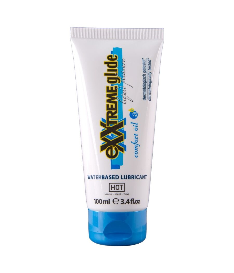 HOT - EXTRA GLEITENDES GLEITMITTEL AUF WASSERBASIS + KOMFORTÖL A+ 100 ML