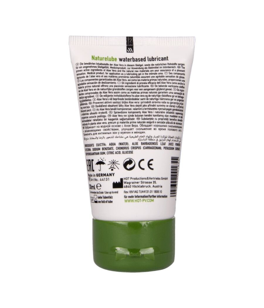 HOT - NATURE LUBE À BASE D'EAU ET D'ALOE VERA 30 ML