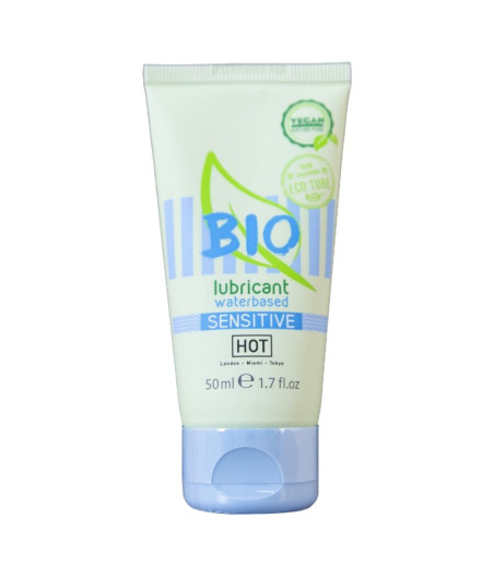 HOT - BIO LUBRIFICANTE À BASE ÁGUA SENSITIV 50 ML