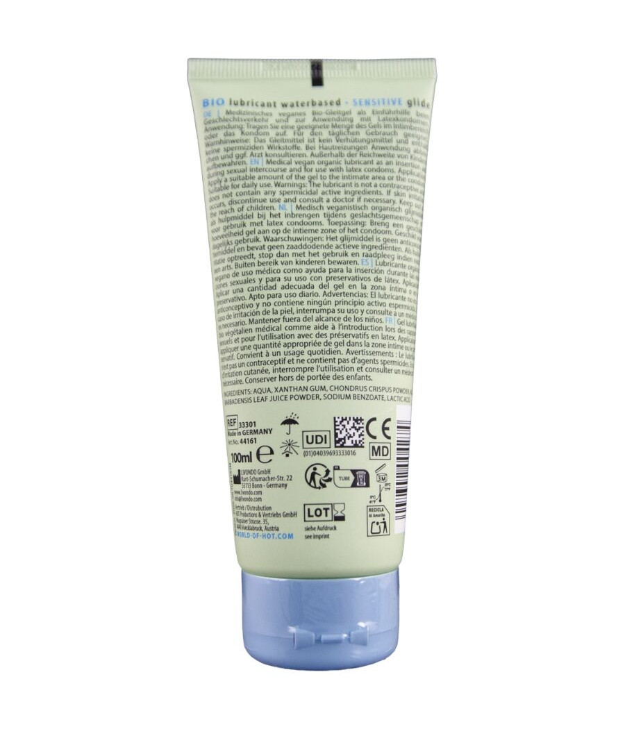 HOT - BIO LUBRIFICANTE A BASE ACQUA SENSITIV 100 ML