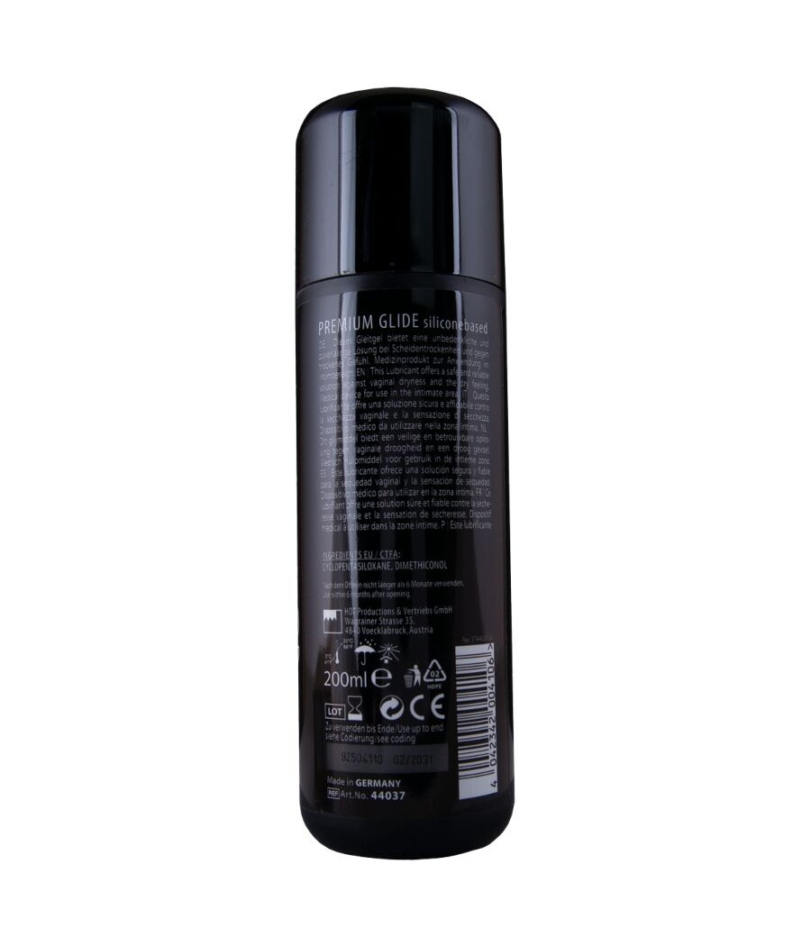 HOT - LUBRIFICANTE PREMIUM SILICONE GLIDE À BASE DE SILICONE 200 ML