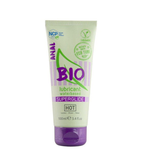 HOT - LUBRIFICANTE BIO A BASE D'ACQUA ANAL 100 ML