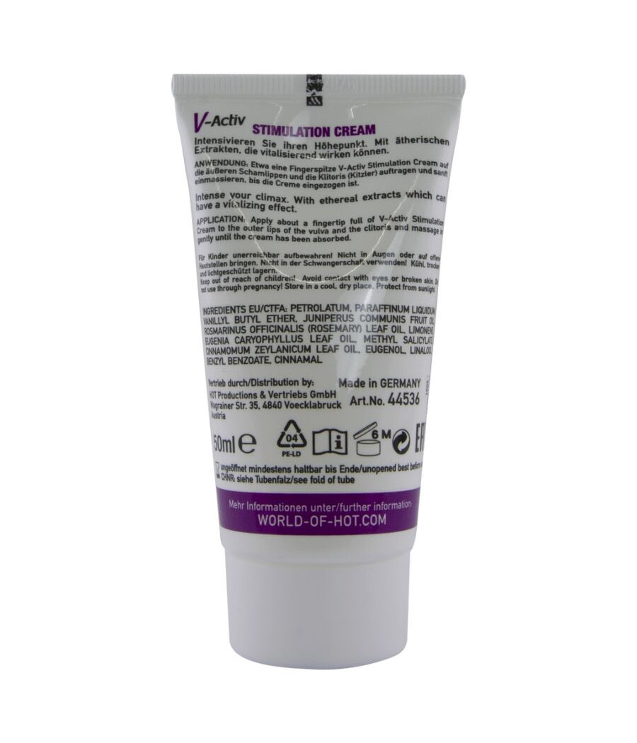 HOT - CRÈME STIMULANTE V-ACTIV POUR FEMMES 50 ML
