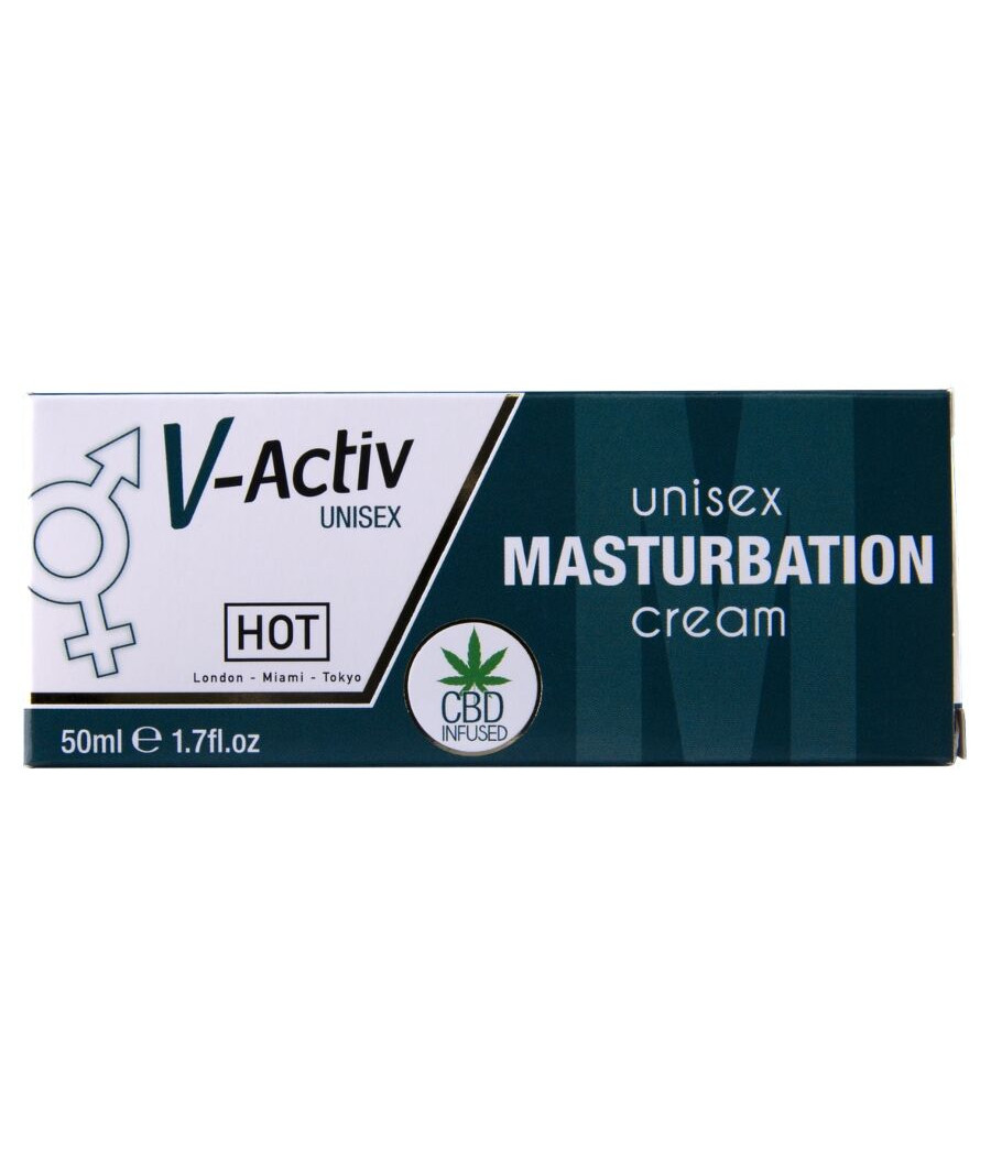 HOT - CREME PARA MASTURBAÇÃO COM CBD - UNISSEX 100ML