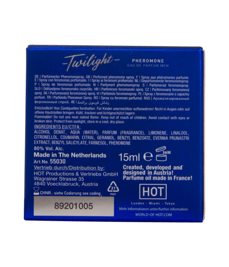 HOT - TWILIGHT PHEROMONE PARFUM UOMO 15 ML