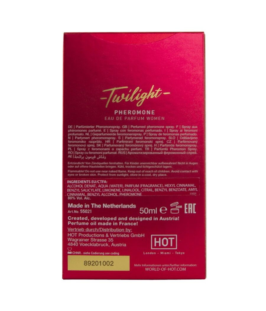 HOT - TWILIGHT PHEROMONE PARFUM FEMININO 50 ML