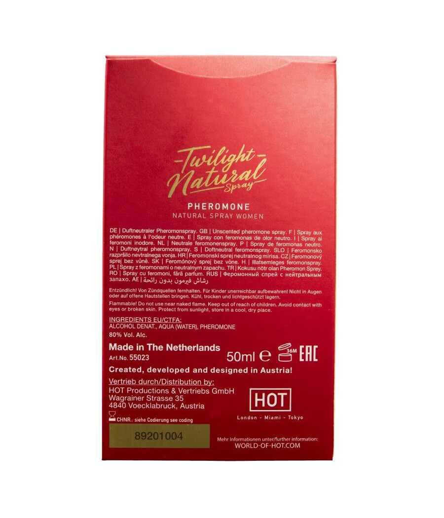 HOT - TWILIGHT PHEROMONE NATURALE DONNA 50 ML
