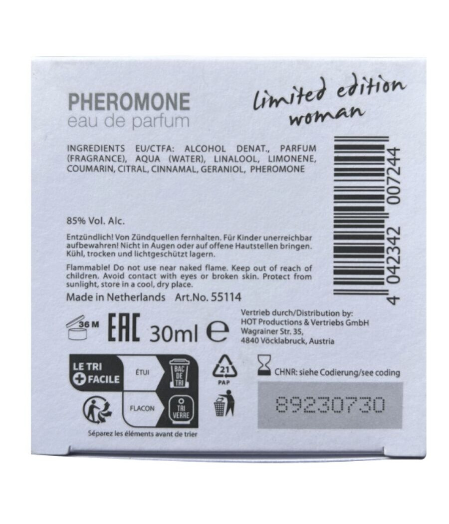 HOT - PHEROMONE PERFUME DUBAI LIMITED EDITION WOMEN 30 ML