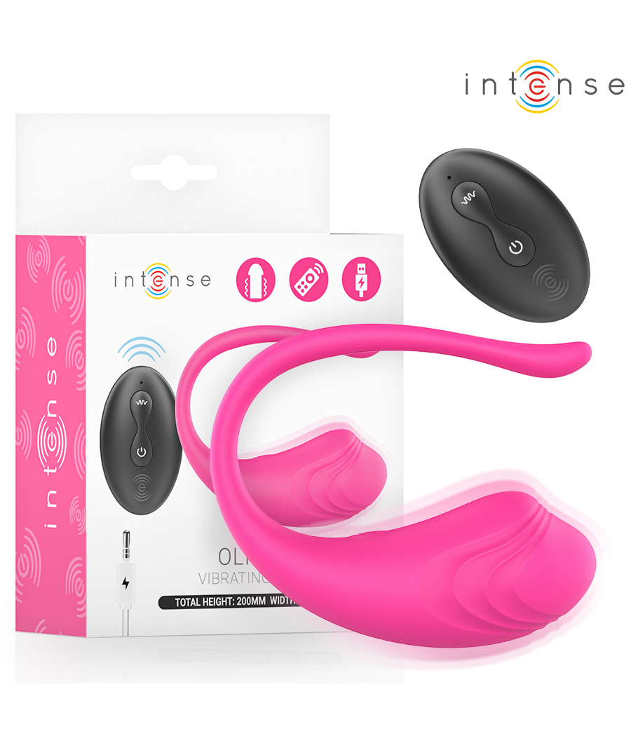 INTENSE - OLIVIA PINK VIBRATIONS-EI MIT FERNBEDIENUNG
