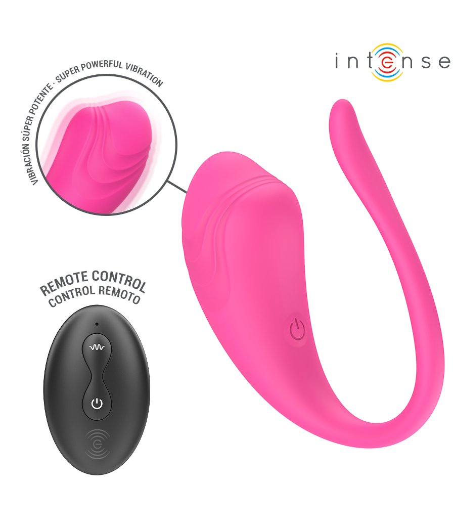 INTENSE - OLIVIA HUEVO VIBRADOR ROSA CONTROL REMOTO