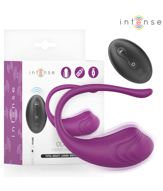 INTENSE - OLIVIA PURPLE UOVO VIBRANTE CON TELECOMANDO