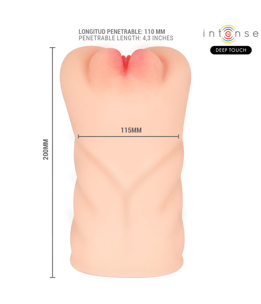 INTENSE DEEP TOUCH - KRISTA VAGINAL MASTURBATOR WITH SUCTION, VIBRATION AND VOICE EFFECT 1.2 KG