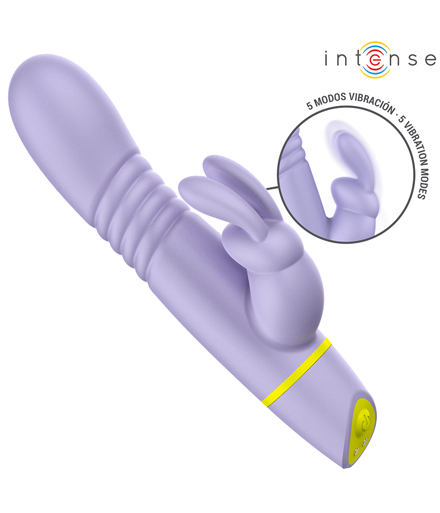 INTENSE - STIMOLATORE E VIBRATORE A SPINTA HELEN RABBIT