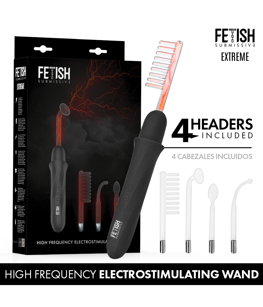 FETISH SUBMISSIVE - HIGH FREQUENCY ELECTROSTIMULATION WAND
