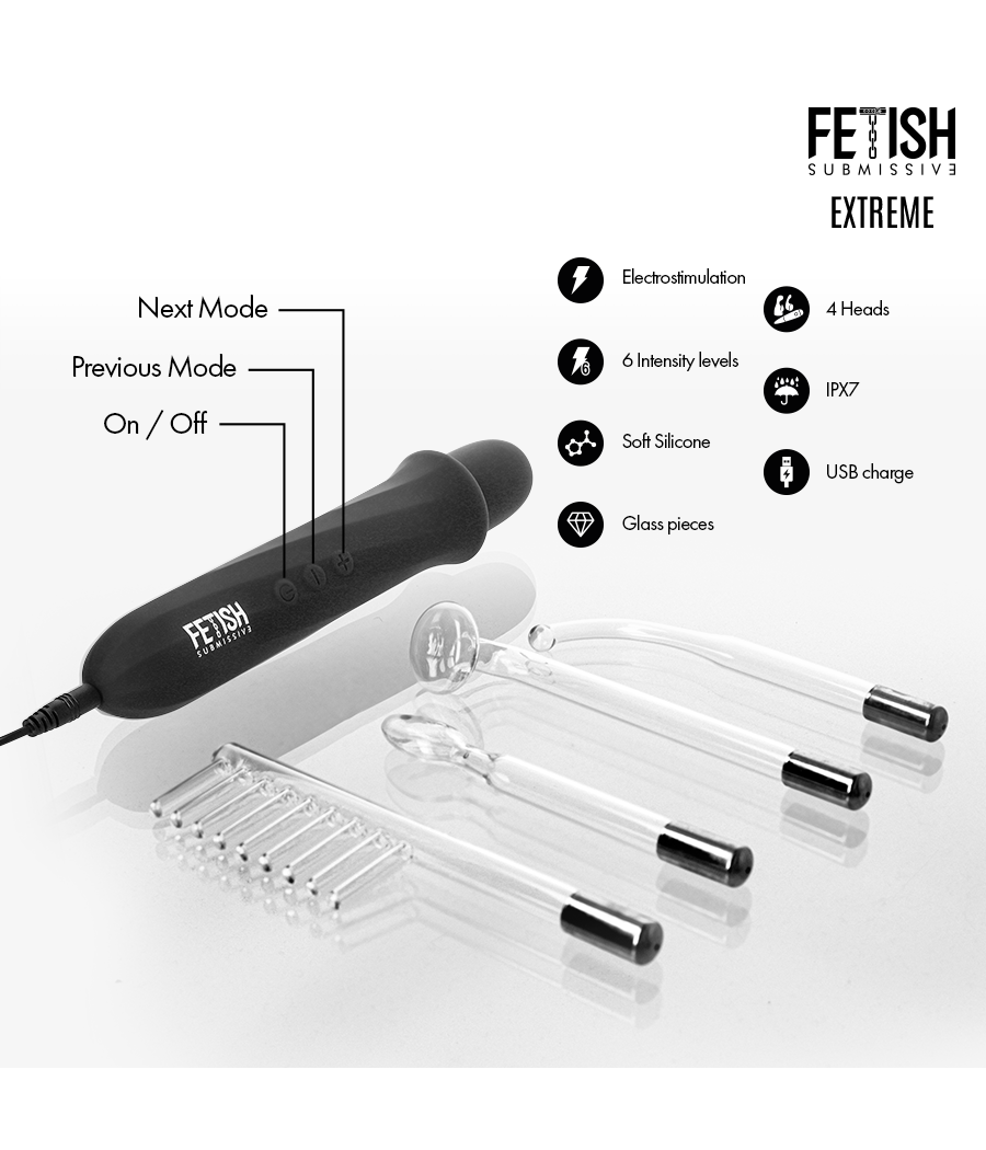 FETISH SUBMISSIVE - HIGH FREQUENCY ELECTROSTIMULATION WAND