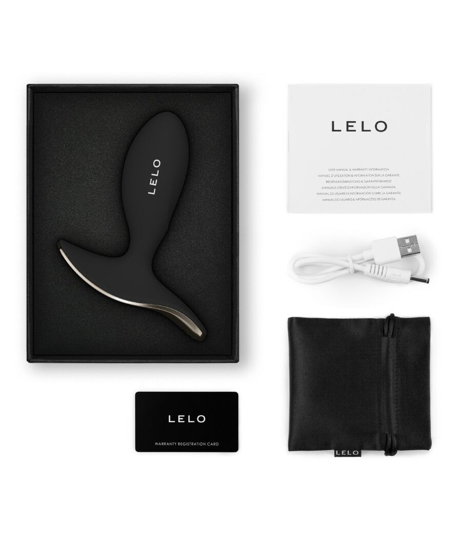 LELO - SURFER 2 PLUG ANAL VIBRADOR UNISEX NEGRO