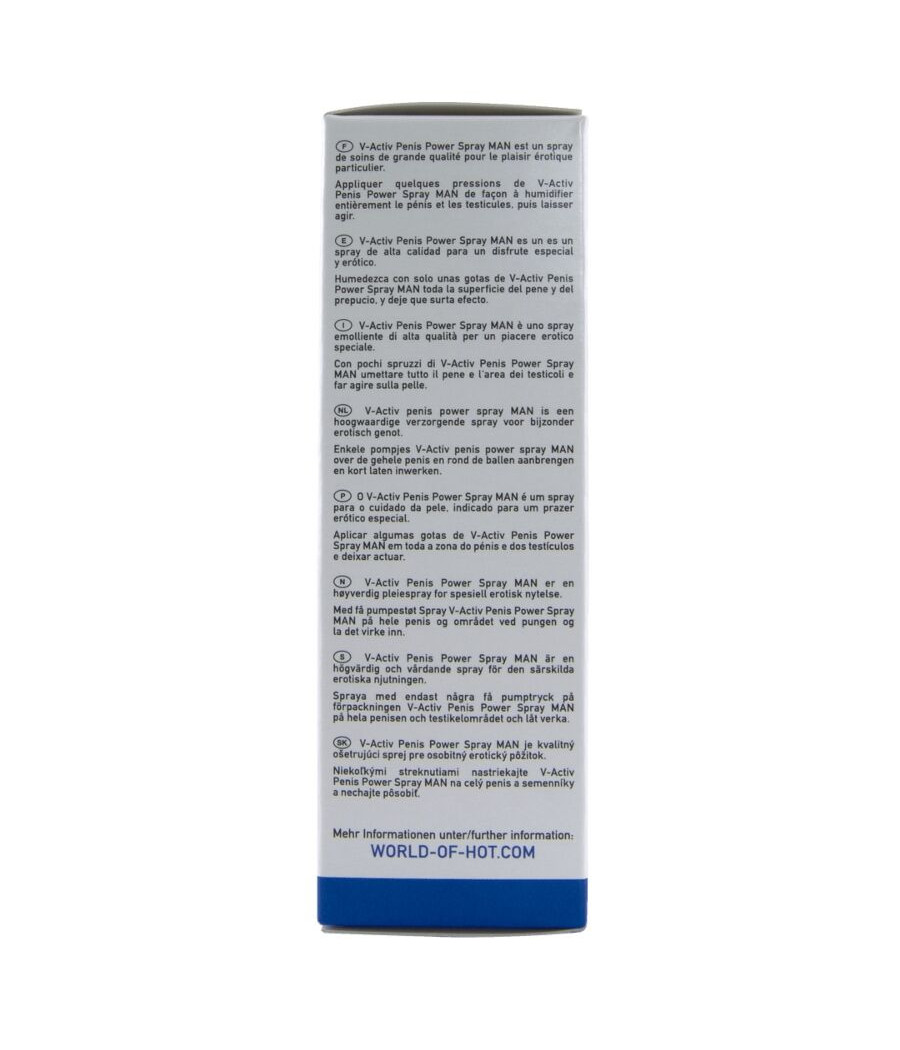 HOT - V-ACTIV PENIS POWER SPRAY PARA HOMBRE 50 ML