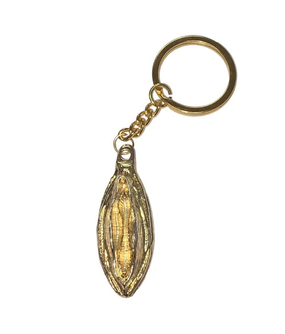 DIABLO PICANTE - LLAVERO METAL LABIOS DORADO