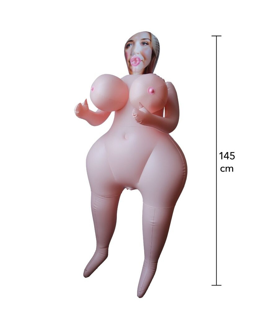 HIDDEN DESIRE - HEAVY HEATHER AUFBLASBARE PUPPE 145 CM