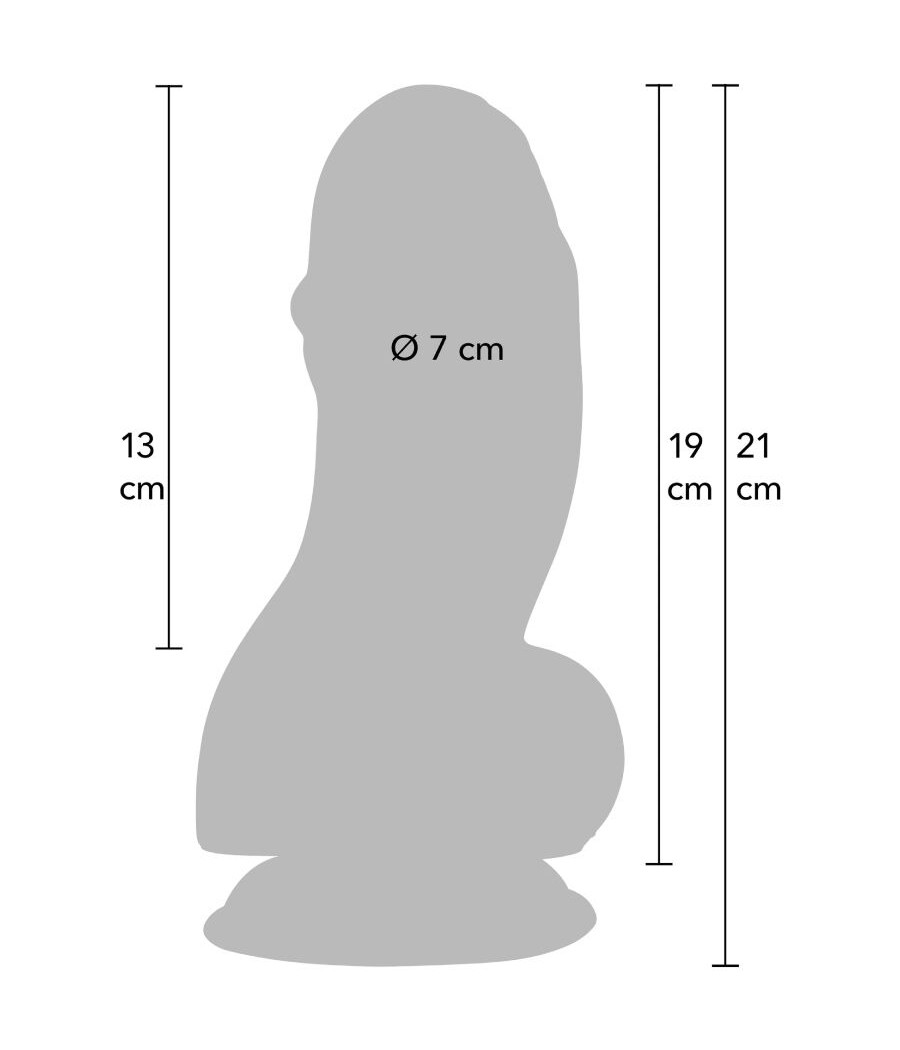 HIDDEN DESIRE - INFERNO DILDO FAT BOYS 19 CM