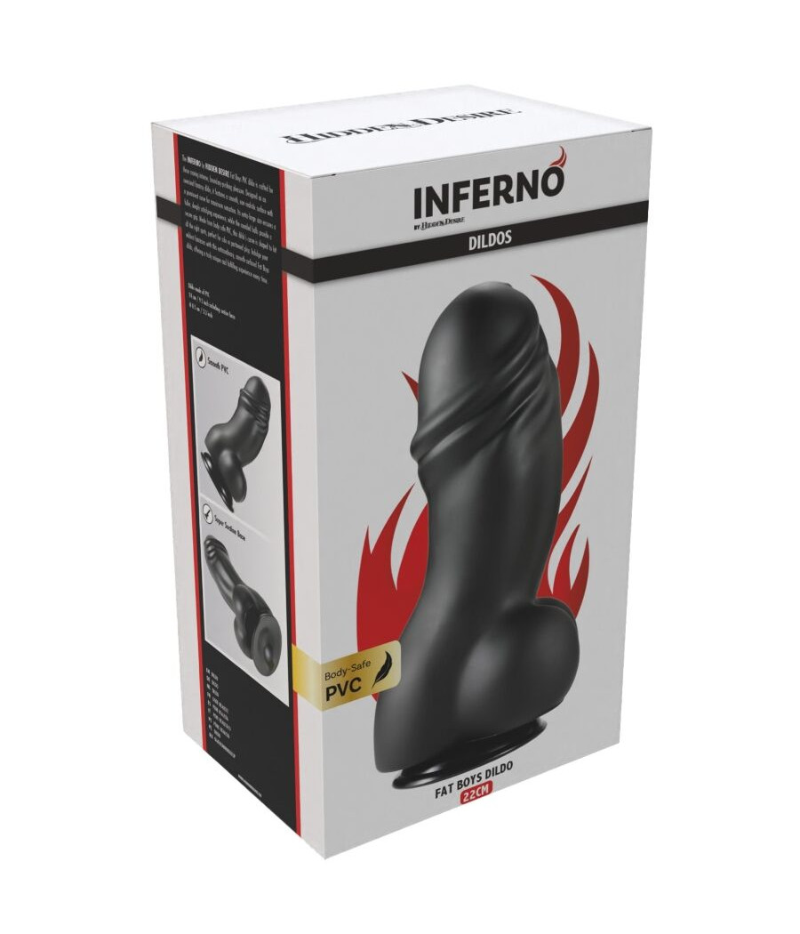 HIDDEN DESIRE - INFERNO DILDO FAT BOYS 22 CM