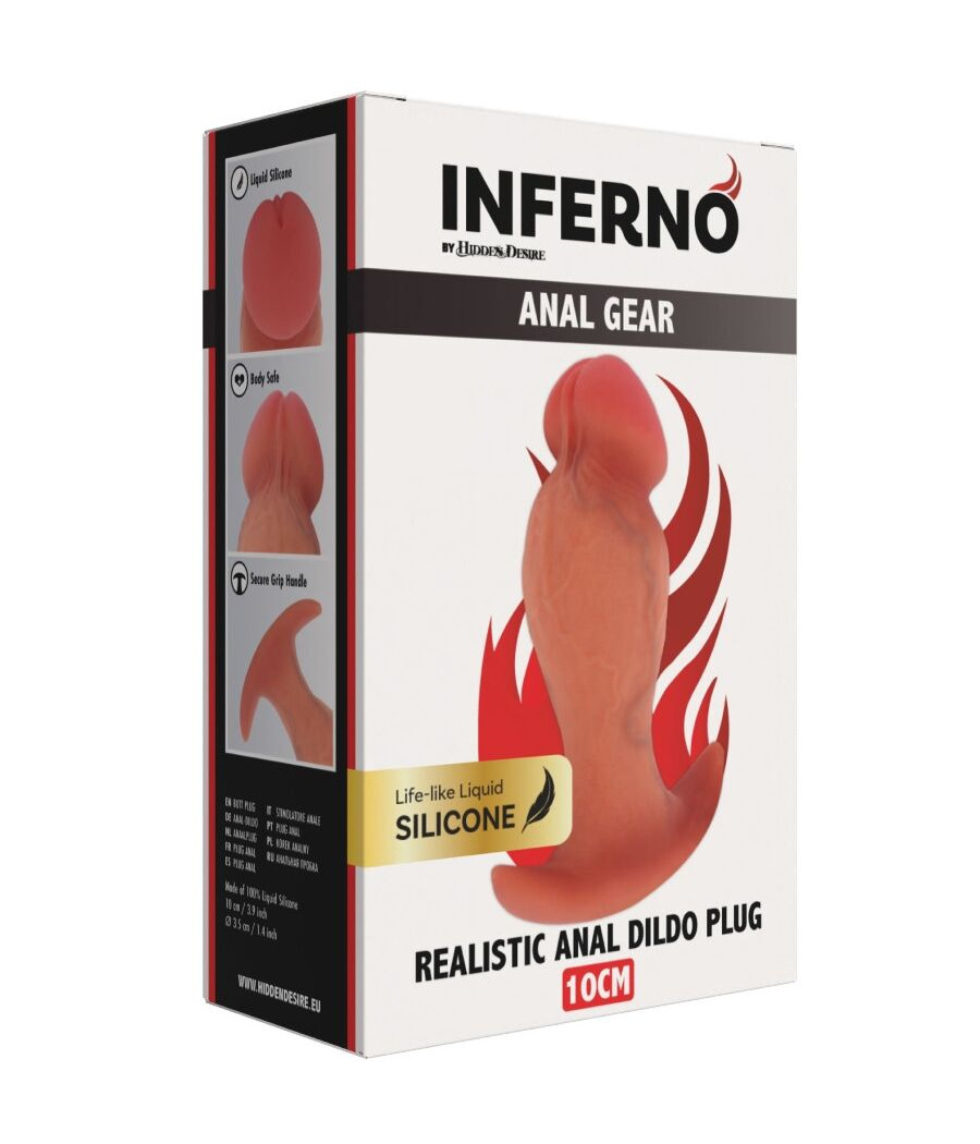 HIDDEN DESIRE - INFERNO REALISTISCHER ANALSPLUG 10 CM