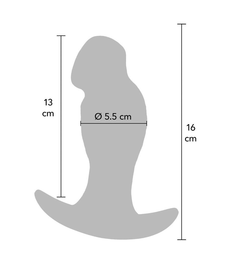 HIDDEN DESIRE - INFERNO REALISTIC BUTTPLUG 16 CM