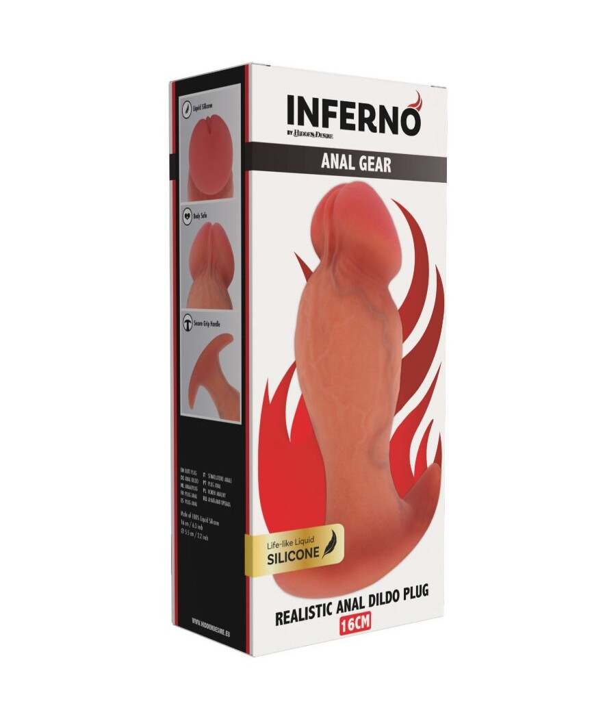 HIDDEN DESIRE - INFERNO REALISTISCHER ANALSPLUG 16 CM