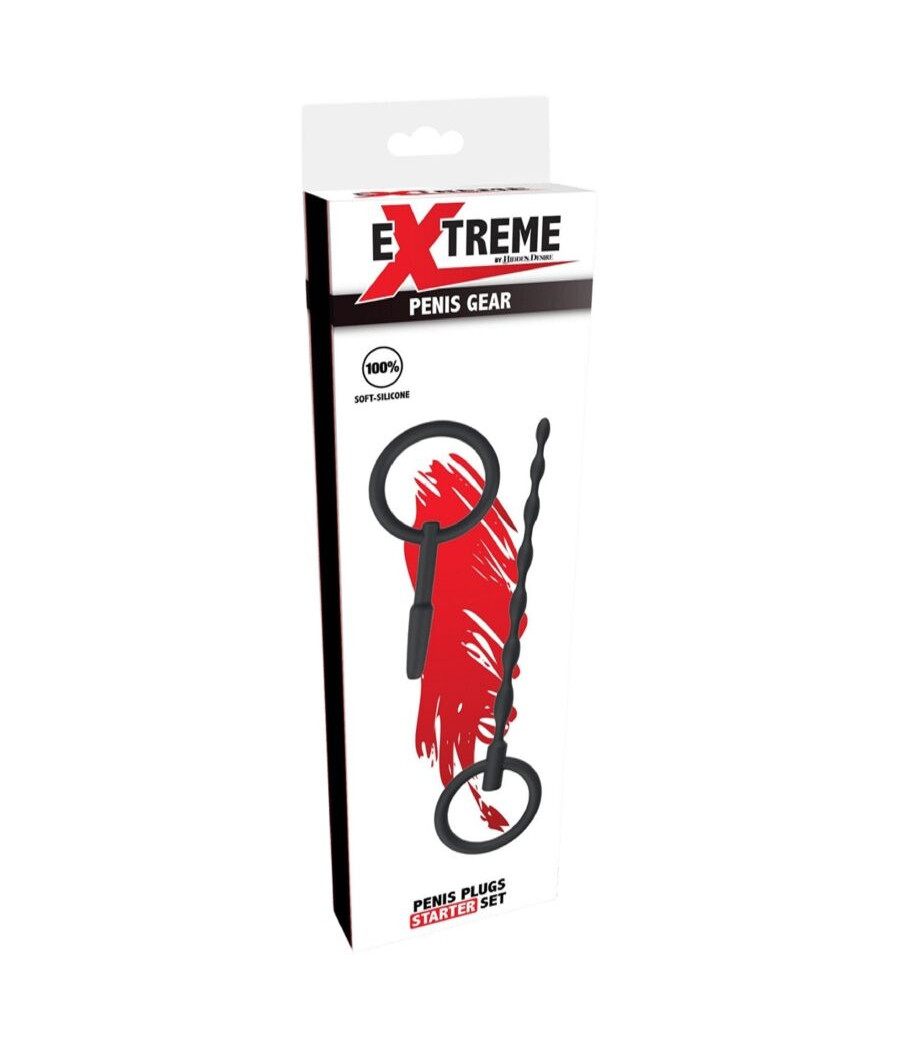 HIDDEN DESIRE - EXTREME STARTER CONJUNTO DE PLUGS URETRAIS 2 UNIDADES