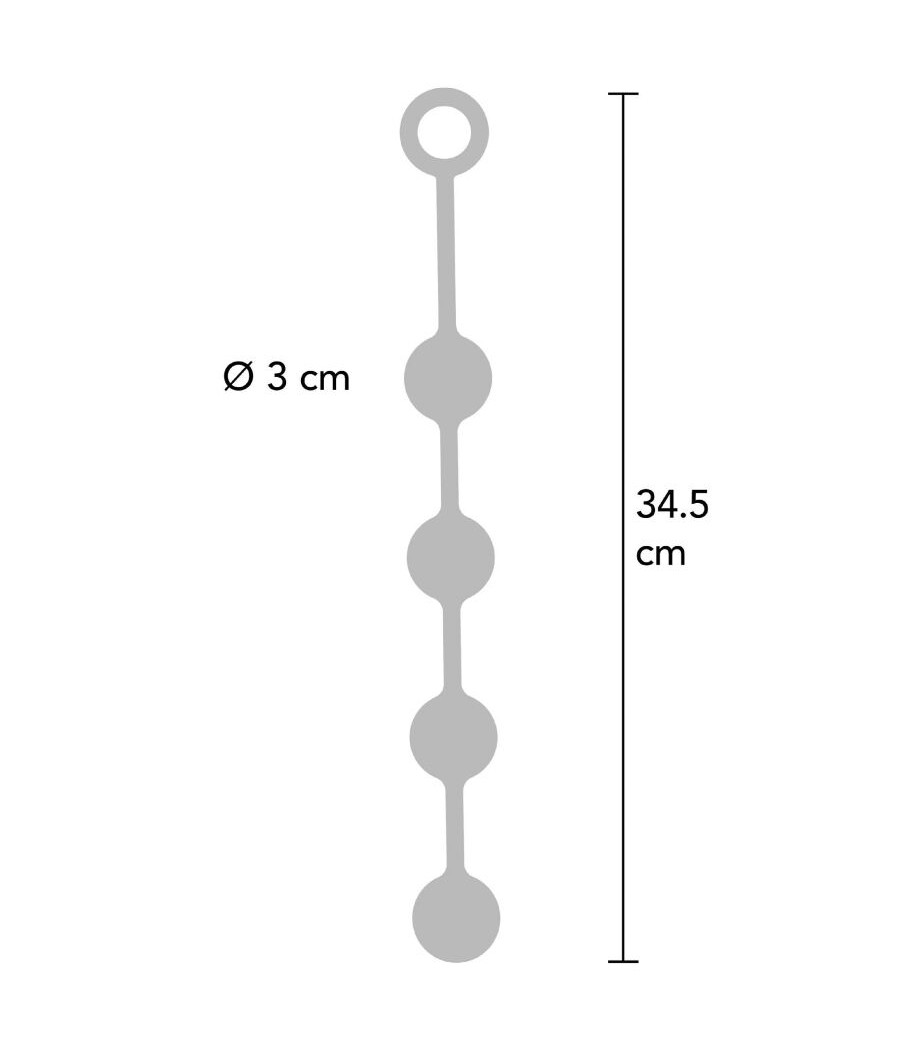 HIDDEN DESIRE - EXTREME HEAVY ANAL BALLS MEDIUM