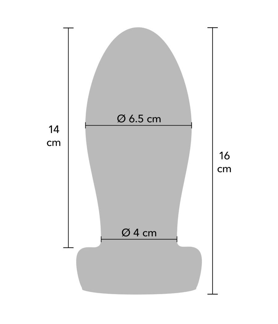 HIDDEN DESIRE - EXTREME HEAVY ANAL STRETCHER PLUG L