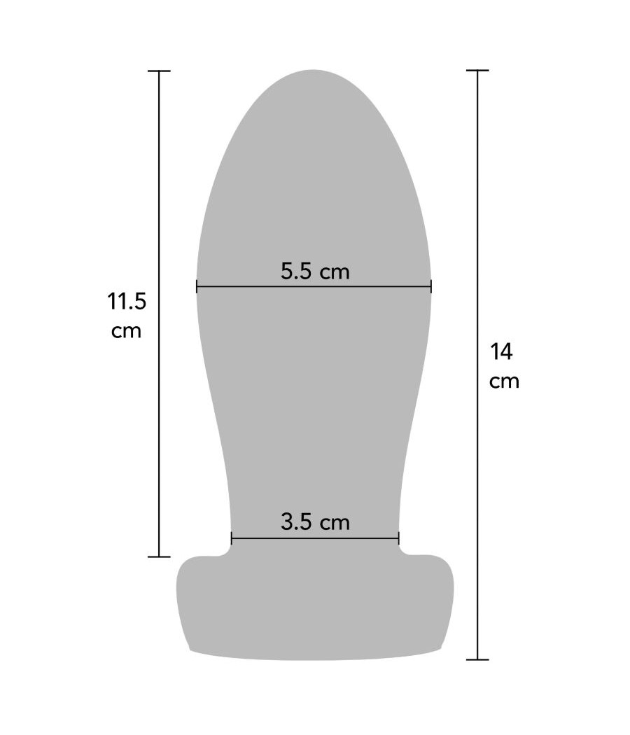 HIDDEN DESIRE - EXTREME HEAVY ANAL STRETCHER PLUG M