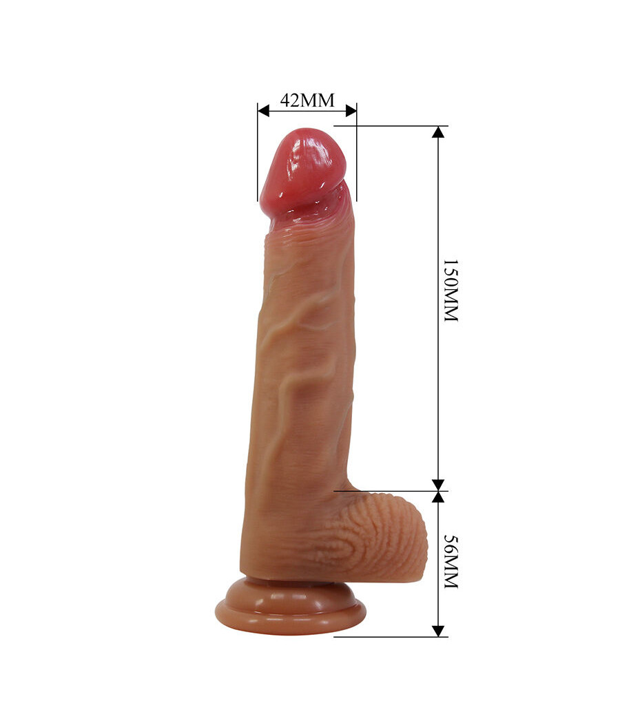 PRETTY LOVE - LISLE DILDO REALISTA COM VENTOSA 20,6 CM -Ø- 4,2 CM