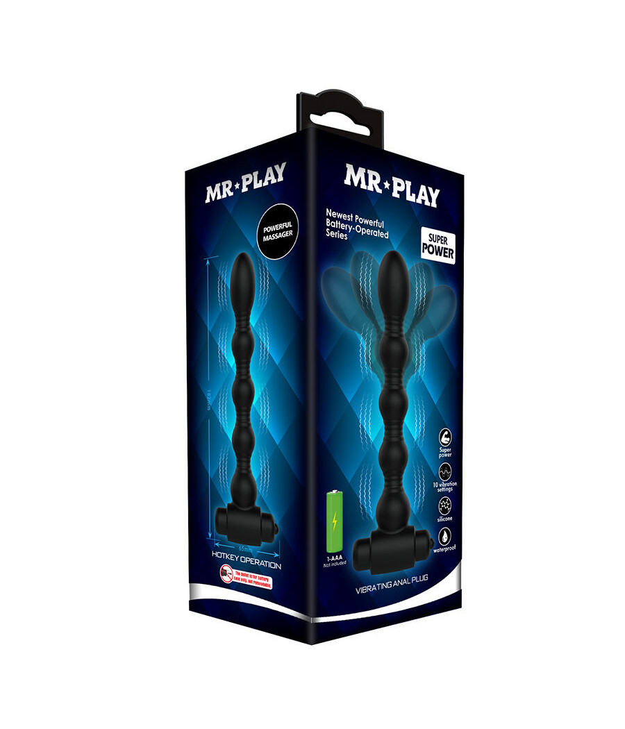 MR PLAY - VIBRIERENDER ANALPLUG-MASSAGER