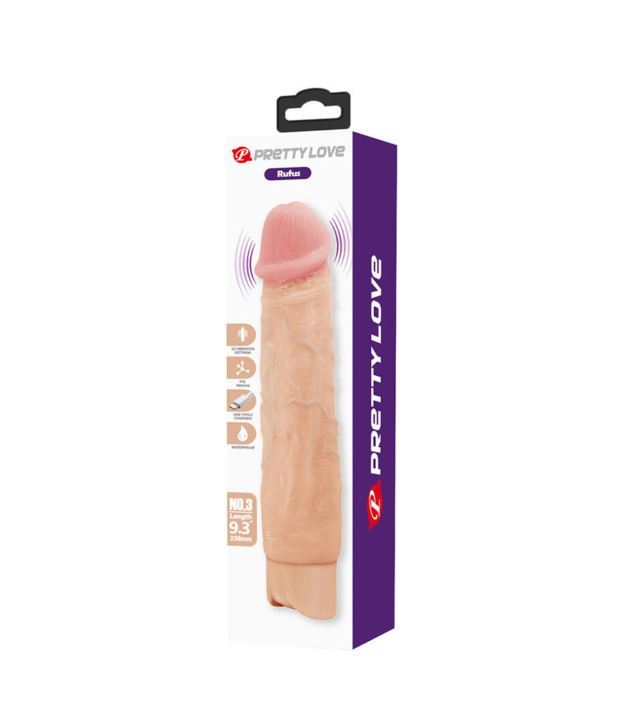PRETTY LOVE - RUFUS FLEXIBLE REALISTIC VIBRATOR