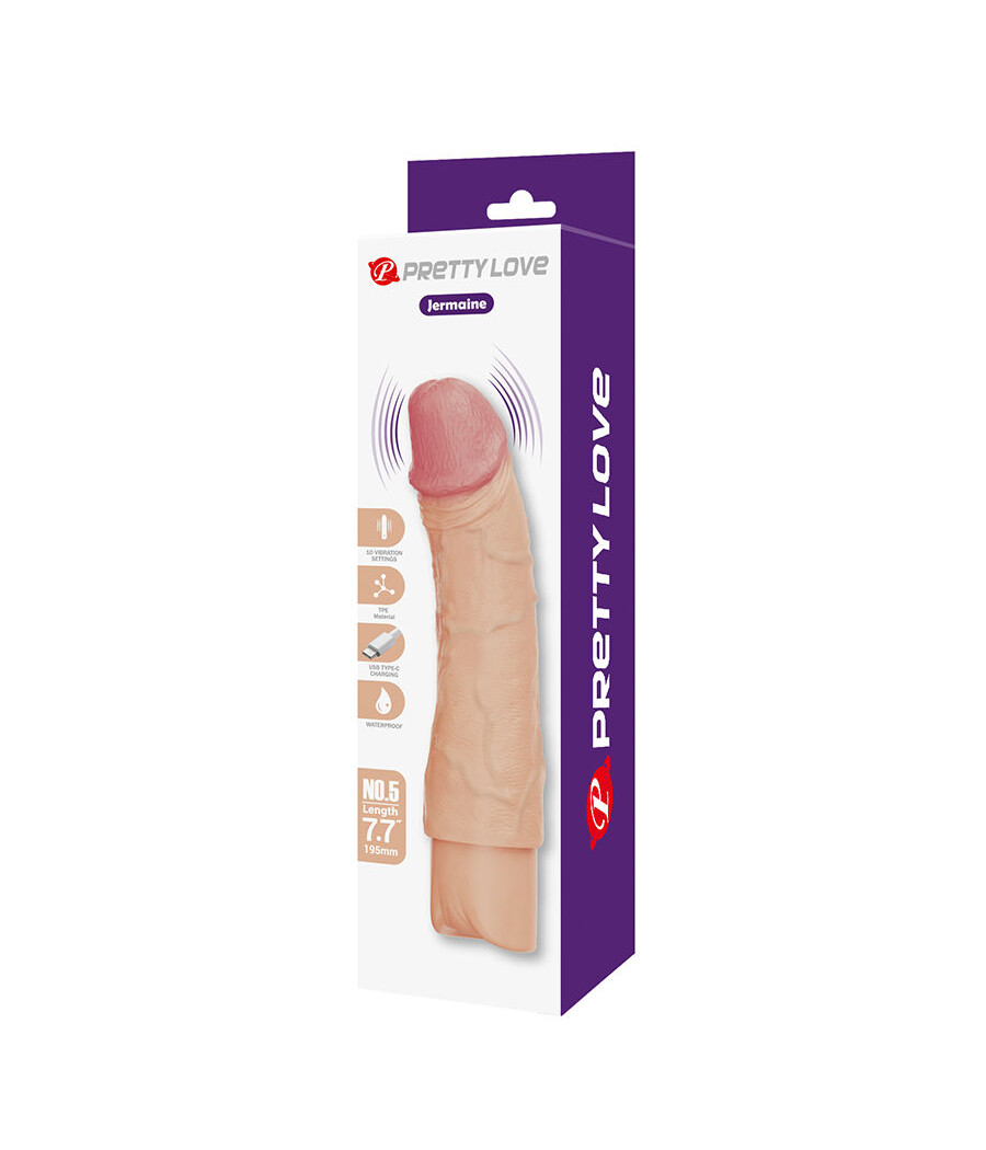 PRETTY LOVE - JERMAINE FLEXIBLE REALISTIC VIBRATOR