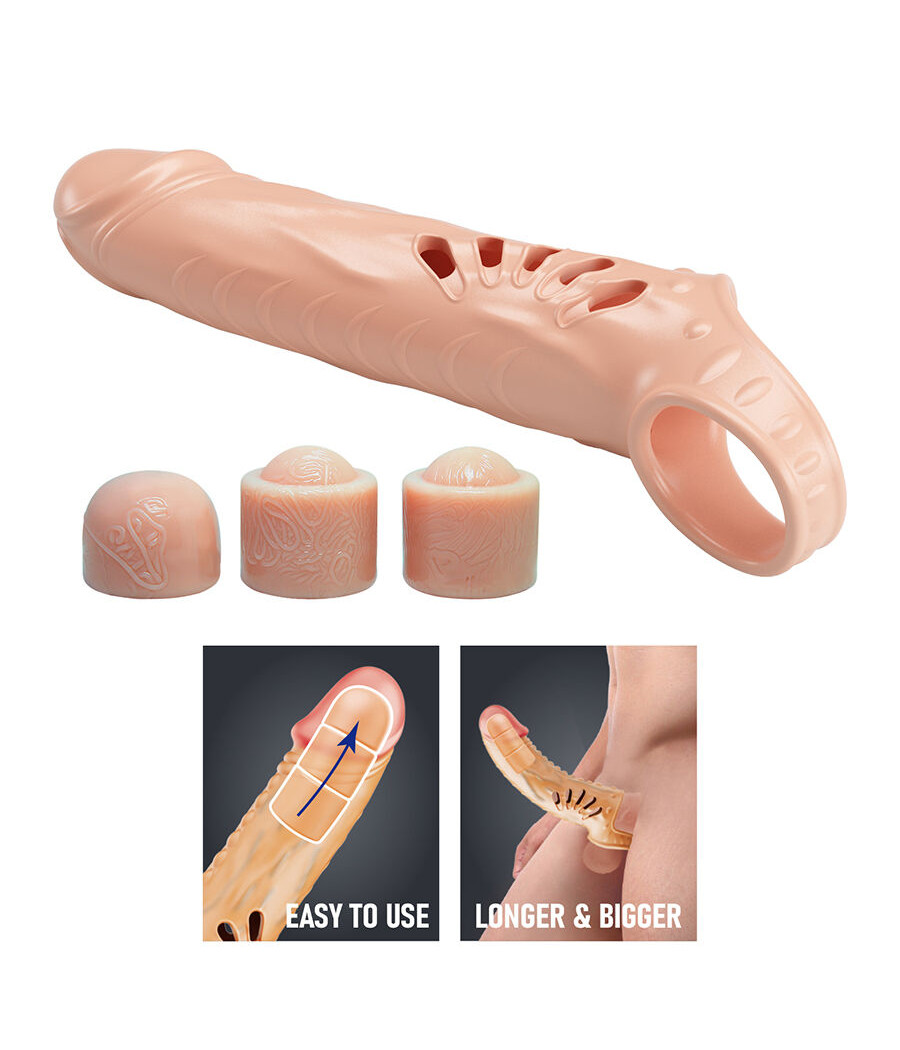 PRETTY LOVE - PENIS SLEEVE WITH EXTENDERS