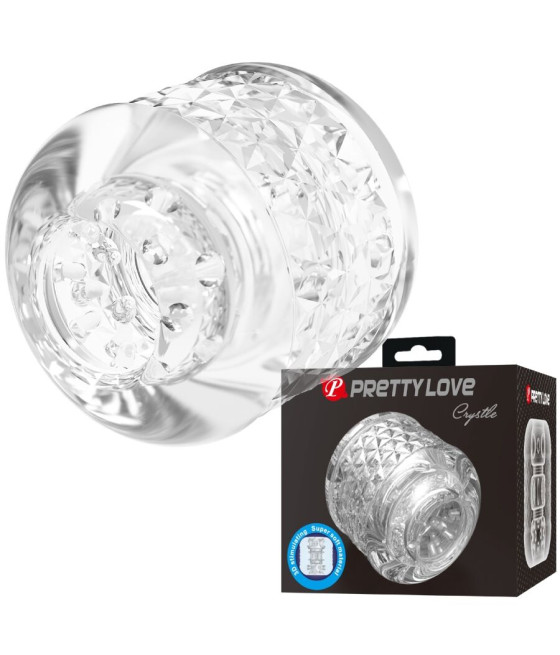 PRETTY LOVE - CRYSTLE MASTURBADOR DE ENTRADA DUPLA