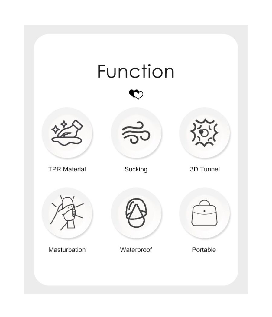 PRETTY LOVE - COLE MASTURBADOR DOBLE ENTRADA