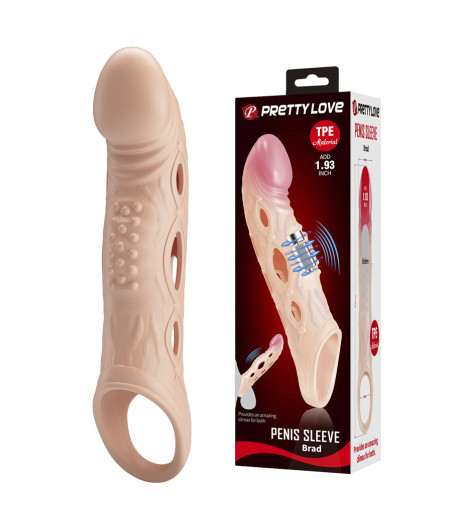 PRETTY LOVE - BRAD VIBRATING PENIS SLEEVE