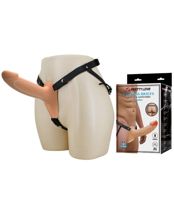 PRETTY LOVE - LANDON STRAP-ON CON VIBRACIÓN CLARO