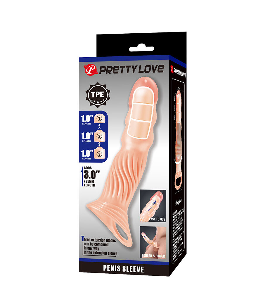 PRETTY LOVE - GUAINA PER PENE TESTURIZZATA CON ESTENSORI